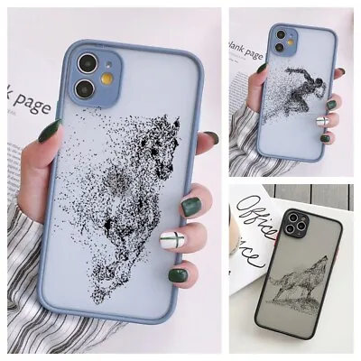 Sand Painting Horse Eagle Wolf Phone Case Cover For IPhone 15 14 13 12 11 X XS 8 • $17.44