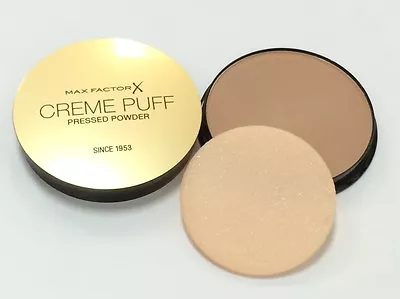 Max Factor Creme Puff Pressed Powder Compact # 42 Deep Beige • $10.55