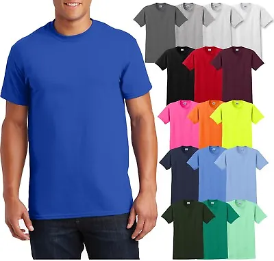 Gildan Mens T-Shirt Ultra Cotton Short Sleeve Tee S-XL 2XL 3XL 4XL 5XL NEW • $11.98