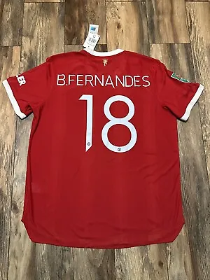 Manchester United Authentic Player Issue Jersey B. FERNANDES XL • $79