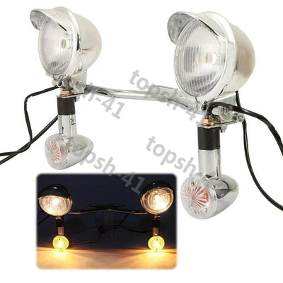 $67.15 • Buy US Passing Signal Light Bar For Yamaha V-Star XVS 650 950 1100 1300 XV 1600 1700