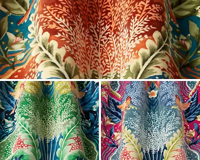 Babooshka  SMD/ILIV  Bohemian Patterned Velour/Velvet Curtain Fabric Material • £1.50