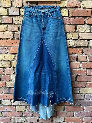 Levi's Vintage Clothing 505 Skirt Customised Rare Collectors Item Spring 2001 • £15