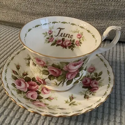 $27.99 • Buy Royal Albert Flower Of The Month June  Cup & Saucer Bone China