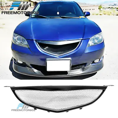 Fits 04-06 MAZDA 3 Sedan Front Bumper Grille Grill ABS • $44.99