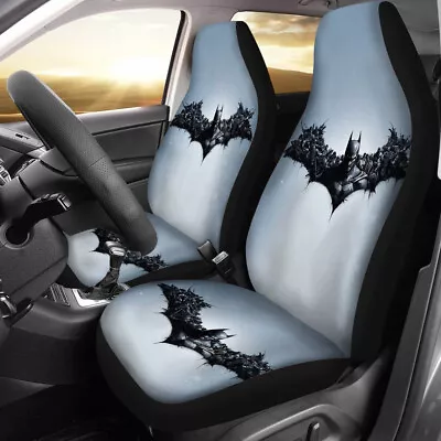 Batman 2 Seaters Car Seat Covers Non-Slip Front Seat Cushion Protectors Gifts • $54.14