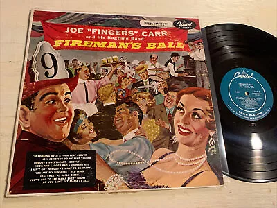 £34.27 • Buy Joe Fingers Carr Fireman’s Ball LP Capitol Teal Mono 1950’s Ragtime EX