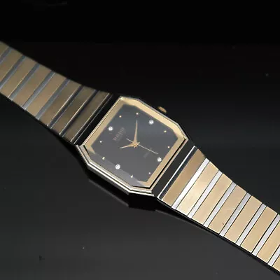 RADO Quartz DiaStar 132.9511.3 Black Dial Watch Quartz Vintage • £229