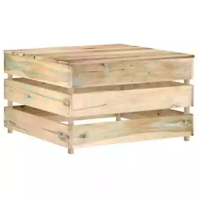 VidaXL Garden Pallet Table Impregnated Pinewood Furniture Set • £48.48