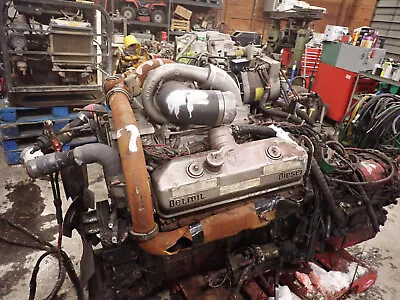 $5595 • Buy Detroit Diesel 8V92TA SILVER Turbo Engine RUNS MINT! DDEC! LOW MILES! 8V92