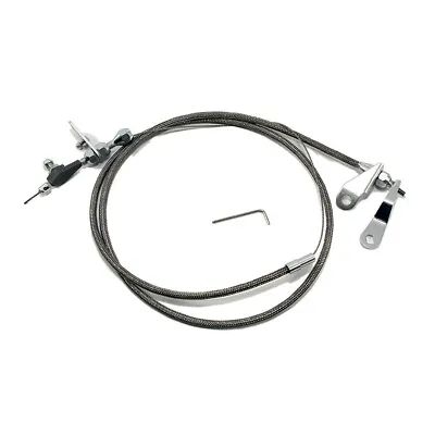 Ford C4 C-4 Stainless Steel Braided Transmission Kickdown Cable Detent Assembly • $59.99