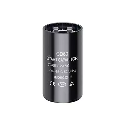 72~86 Uf/MFD 220-250 VAC Round Start Capacitor ±20% 50/60 Hz CD60 Round Motor... • $14.63