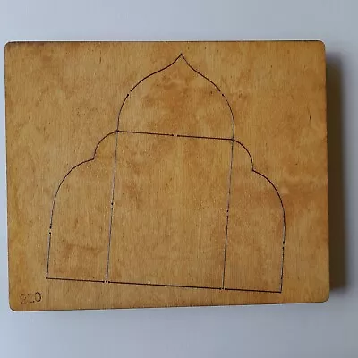£25 • Buy Accucut Large Wooden Die -  Taj Mahal Crease NC619CJ Rare Large Machines Only