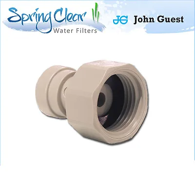 £4.50 • Buy John Guest 1/2 BSP - 3/8  Push Fit Tap Connector, Ro Unit, Fridge Filters,Water