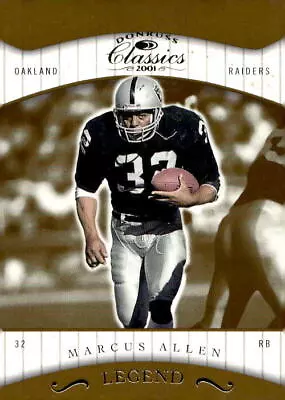 2001 Donruss Classics #187 Marcus Allen #/1425 • $1.79