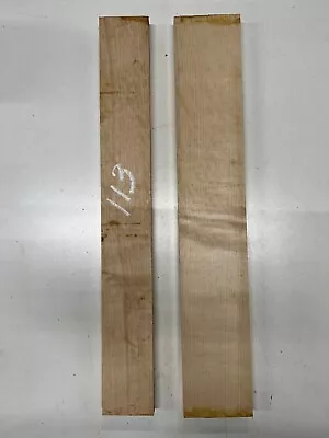 2 Pack Hard Maple Guitar Neck Blank Luthier Tonewoods  | Various Size #113 • $15.99