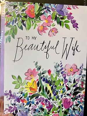 Happy Mother’s Day Card To Wife So Thankful For Your Care And Love • $3.50