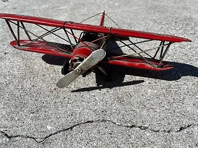 Vintage Red Baron Metal  Model  Airplane  Rare  • $30