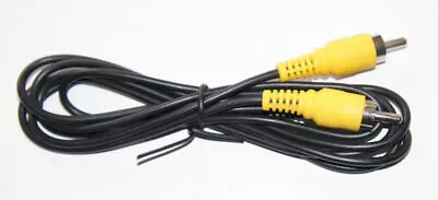 Composite Cable Yellow Phono RCA Video Lead For AV Or Digital Audio Plug 0.5m • £2.79