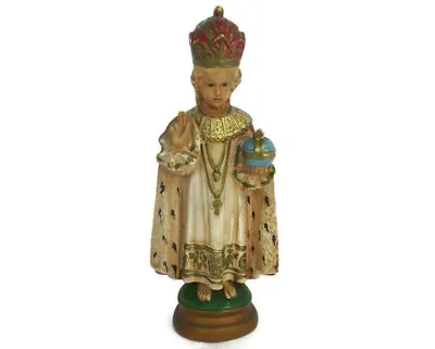 $340 • Buy Statue Infant Of Prague Infant Jesus Santo Nino Plaster Collector 30s 14.37  