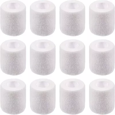 12-Rolls Self Adhesive Bandage Wrap Vet Tape Medical Tape (2 In X 5 Yds) • $12.99