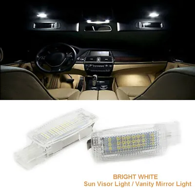 For VW Golf 5 6 Jetta Passat Sun Visor / Vanity Mirror LED Interior Light Lamps • $14.36