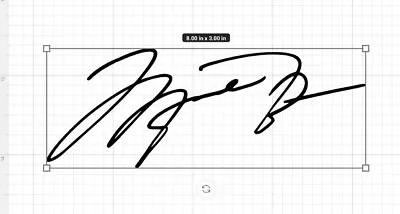 X1  Michael Jordan  Signature Vinyl Decal Sticker Autograph Basketball Star MJ! • $3.49