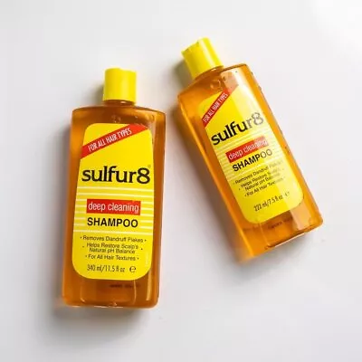 Sulfur 8 Deep Cleaning Anti Dandruff Shampoo - For All Hair Types (All Sizes) • £11.99