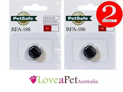 Petsafe 3 Volt Lithium Battery For Bark Collar - RFA -188 X 2/ 2 Batteries • $48.50