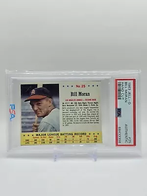 Bill Moran 1963 Jell-O #25 Hand Cut PSA Authentic Rare Vintage (CB) • $19.99