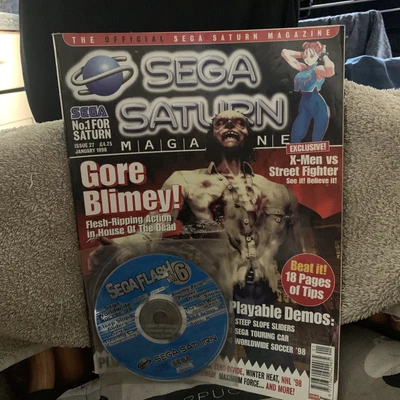 £14.95 • Buy The Official Sega Saturn Magazine; UK Issue 27; + Sega Flash Volume 6 Demo Disc