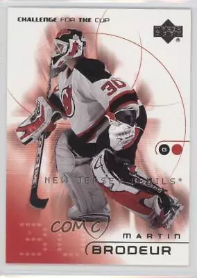 2001-02 Upper Deck Challenge For The Cup Martin Brodeur #50 HOF • $1.06