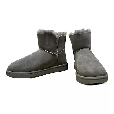 *No Box* UGG Women's Water Resistant Mini Bailey Button II Boots (Grey 8) • $91.19