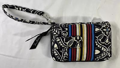 Vera Bradley Wallet Wristlet Barcelona Print Black White Zip Around • $7