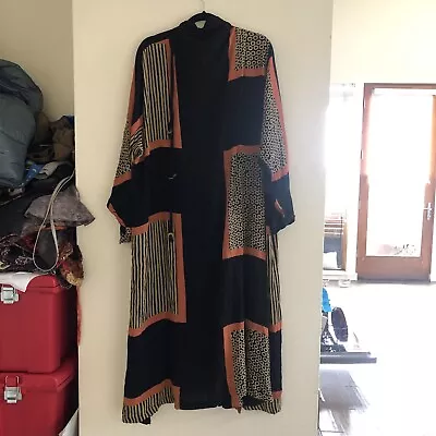 Vintage Kembali Rayon Duster Robe Os • $85