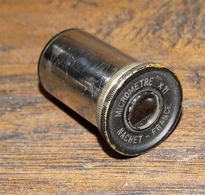 14991/ Vintage NACHET PRISM MICROSCOPE EYEPIECE~ Micrometre X 11 ~ France • $24.99