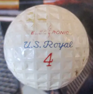 Vtg - U.S. ROYAL Golf Ball - Electronic - Mesh - Cadwell Cover • $17