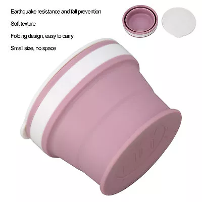 Collapsible Travel Cup Silicone Mini Pocket Size Foldable Coffee Mug Expandable • £6.08