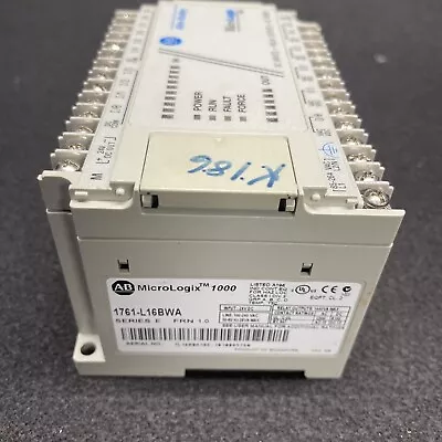 Allen Bradley 1761-L16BWA Ser E Micrologix 1000 Controller Module (st1022) • $200