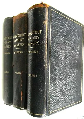 1929-1938 Three Volume Set Of Connecticut History Makers Photographs 1st Ed. • $60