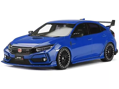 2017 Honda Civic Fk8 Type R Blue 1/18 Model Car By Otto Mobile Ot987 • $129.99