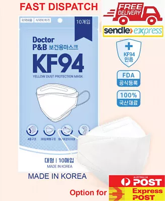 40PCS  4 Protective LAYER 3D Filter KF94 Mask Reusable Made In KOREA  • $65.99