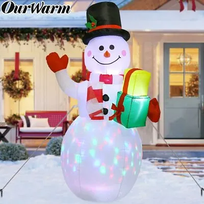 $21.25 • Buy 5FT Christmas Inflatable Snowman W/LED Light Air Blown Home Outdoor Garden Decor