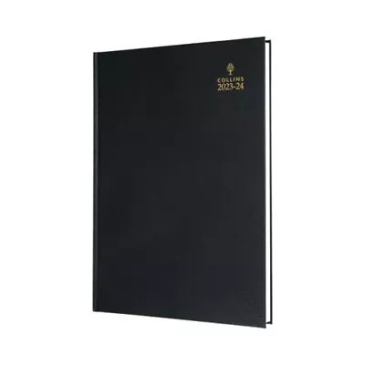 Collins Academic Diary Day Per Page A4 Black 2023-2024 44M-99.24 • £5.09