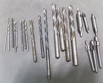 Imperial Drill Bits Up To 3/8  Plus Centre Drills And Countersinks (used) • £3