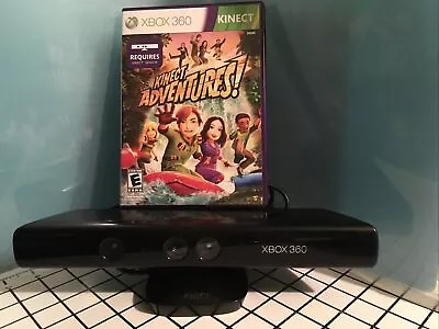 XBOX 360 Kinect Sensor With Kinect Adventures Game • $10