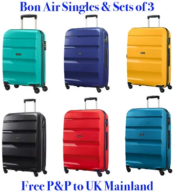 £109.95 • Buy American Tourister Bon Air Suitcase - Small Medium Large Sets - 4 Wheel Spinners