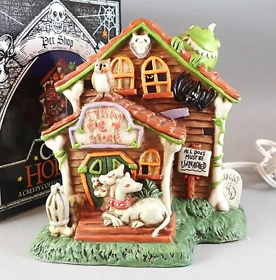 Creepy Hollow Pet Shop New In Box Lighted Halloween Midwest Of Cannon Falls 2000 • $24.99