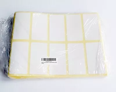 £2.39 • Buy 200 Plain White Sticky Self Adhesive Stickers Address Thermal Labels 50x25 2x1 