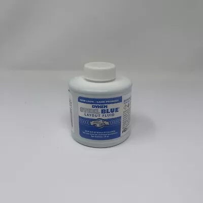 DYKEM STEEL BLUE LAYOUT/STAINING FLUID 4oz BRUSH-IN-CAP #80300 • $28.99